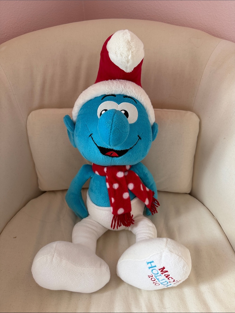 Macy's 2010 Holiday Plush Smurf
